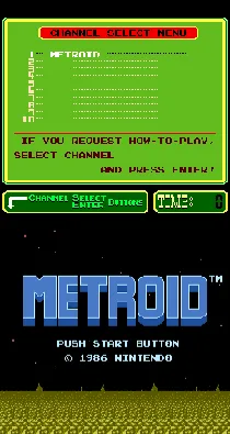 PlayChoice-10: Metroid screen shot title